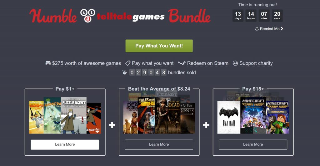 Humble Telltale Bundle